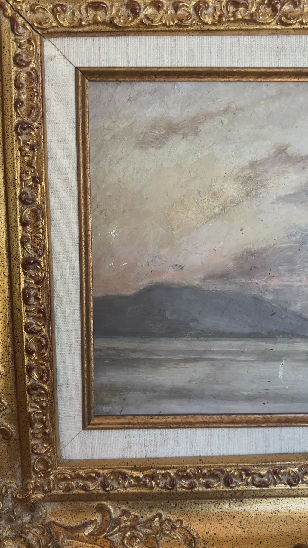 Antique French Oil Painting by Charles Joseph Beauverie